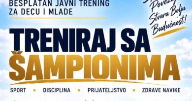 БЕСПЛАТАН ЈАВНИ ТРЕНИНГ И ДЕМОНТСРАЦИЈА БОРИЛАЧКИХ СПОРТОВА НА ТРГУ