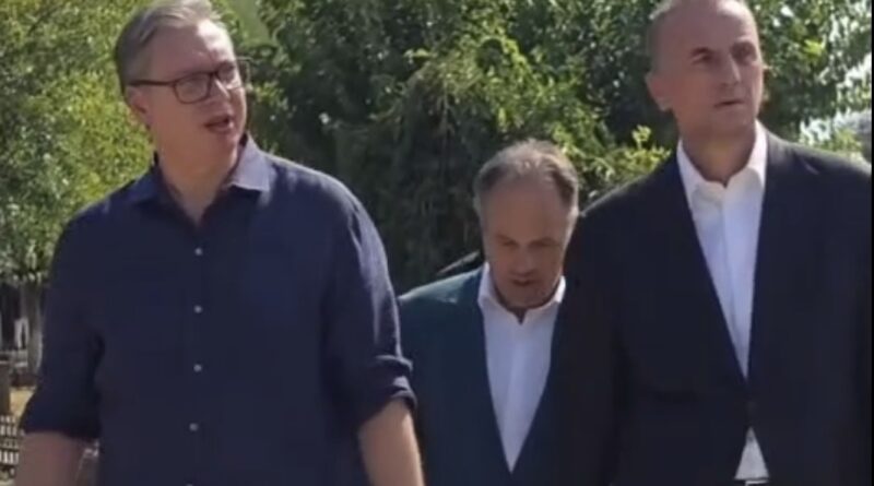 ПРЕДСЕДНИК ВУЧИЋ У СМЕДЕРЕВУ – ПЕЦАЊЕ НА ШАЛИНАЧКОМ ЈЕЗЕРУ И ОБИЛАЗАК ГРАДСКЕ ПИЈАЦЕ